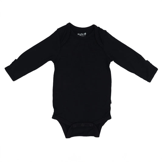 Bamboo Long Sleeve Bodysuit | Midnight