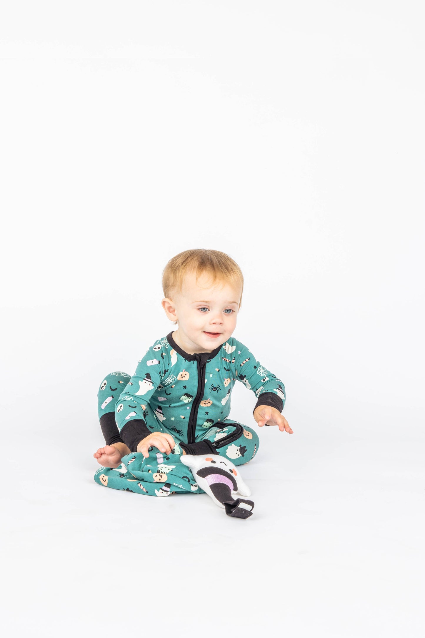 Bamboo Convertible Footie Pajamas | Spooky Cute (Glow in the Dark)