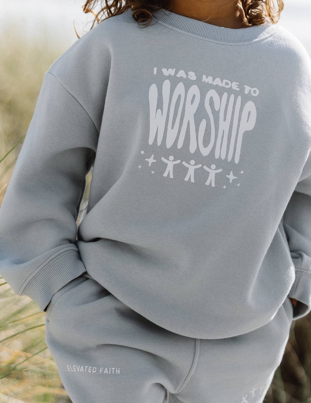 Made To Worship Kids Crewneck