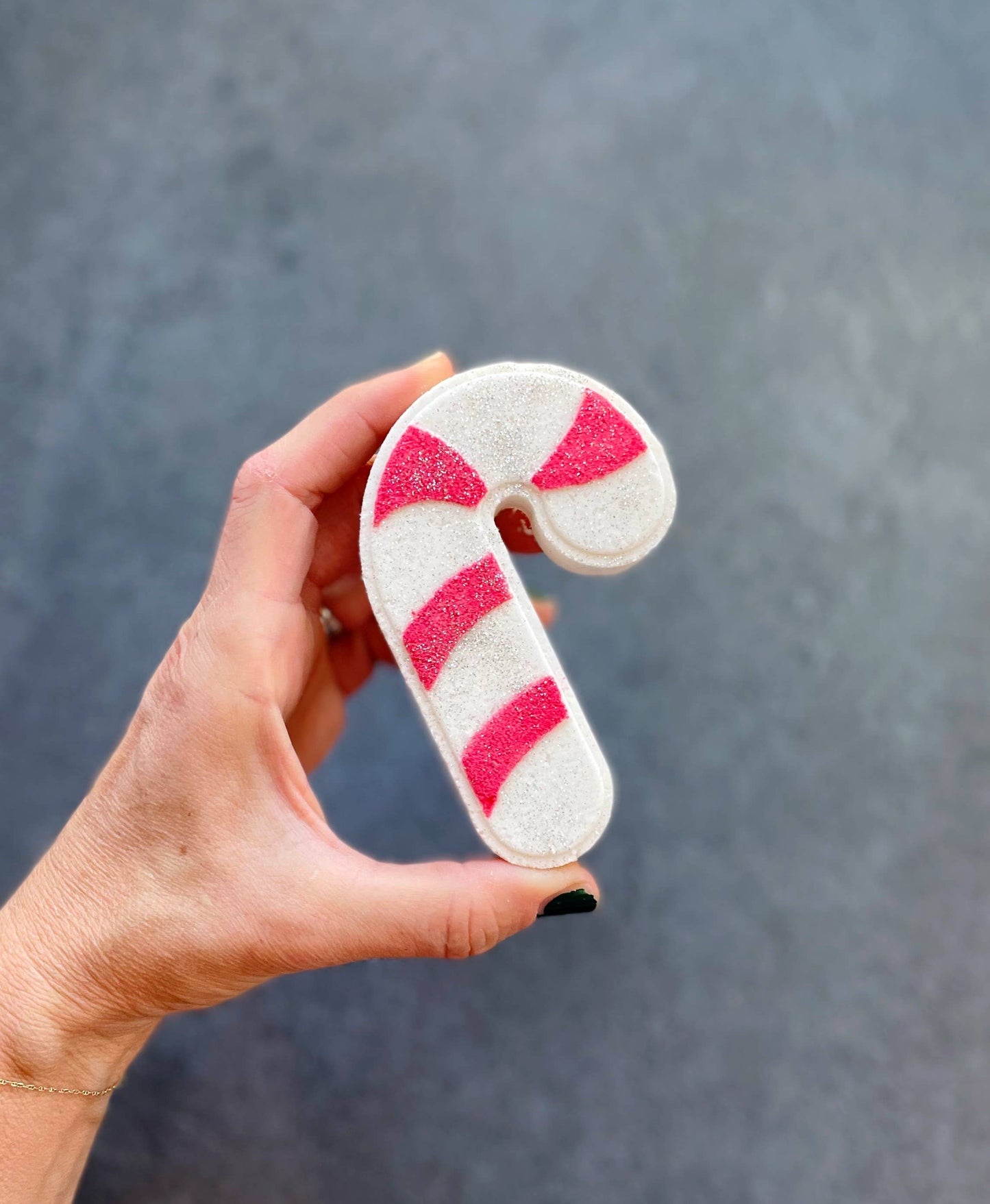 Candy Cane Bath Bomb