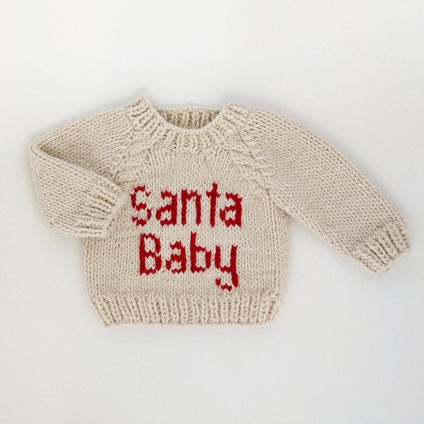 Santa Baby Crewneck Knit Sweater