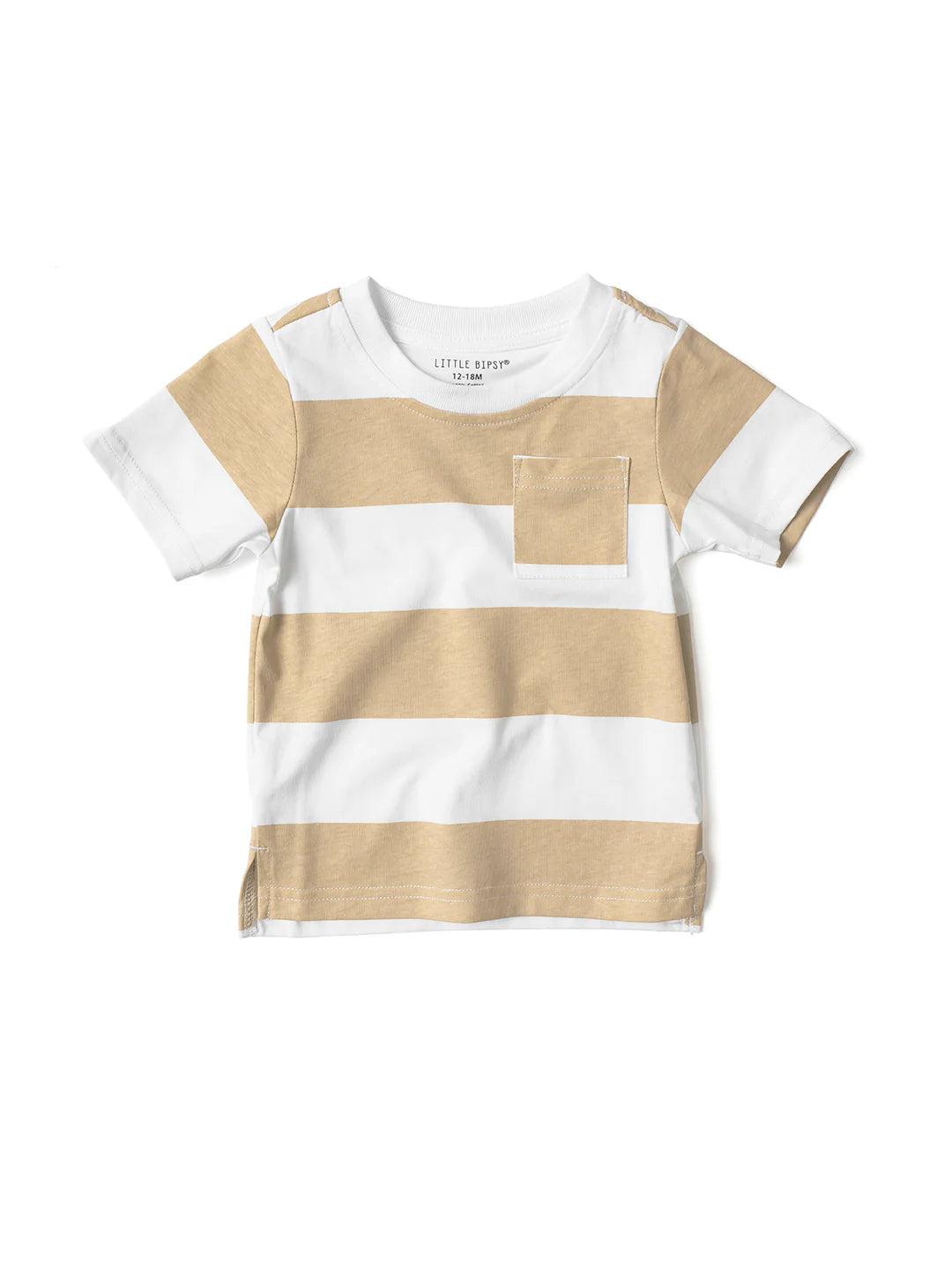 Striped Tee | Beige