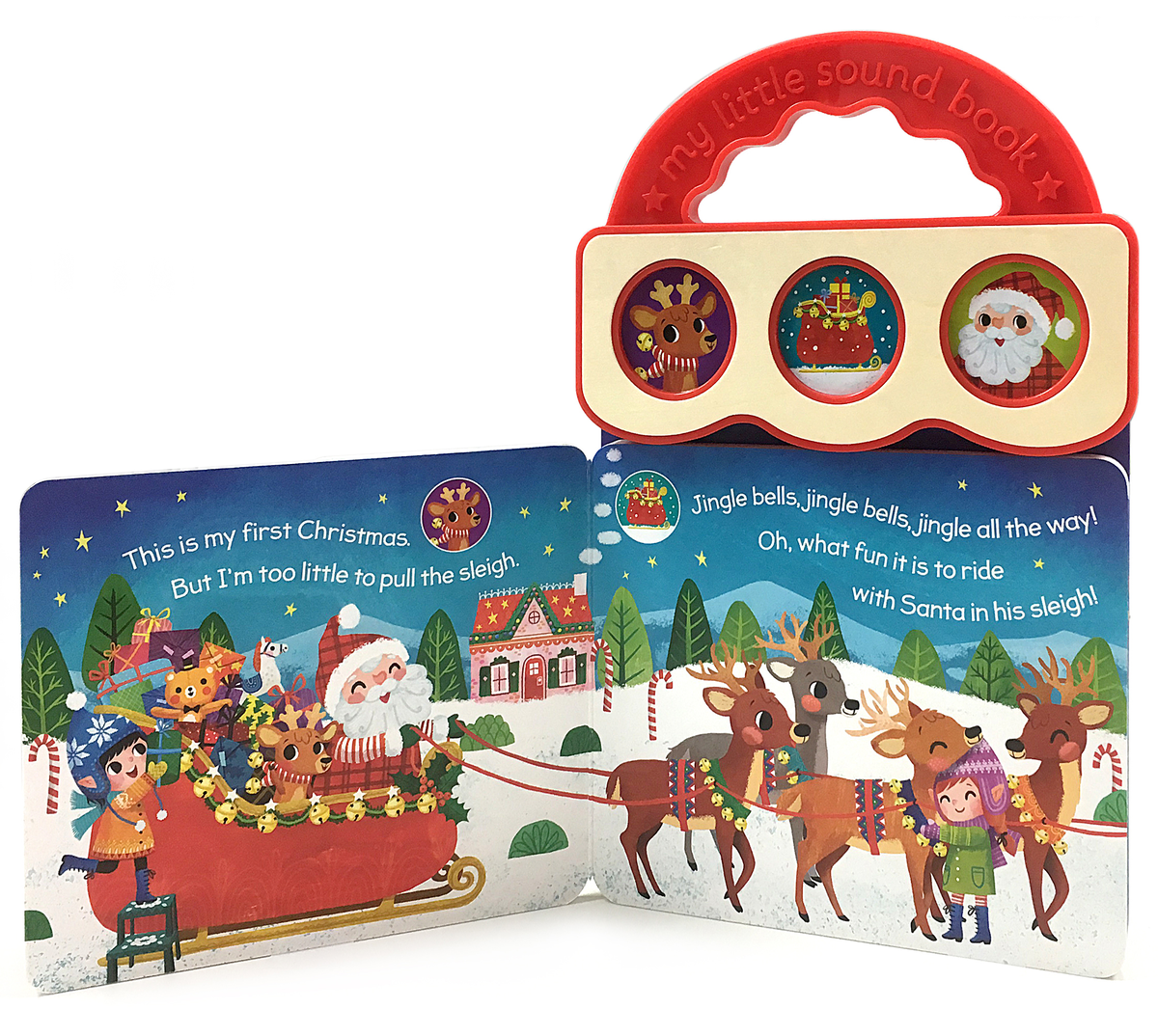 Jingle Bells 3-Button Christmas Sound Book