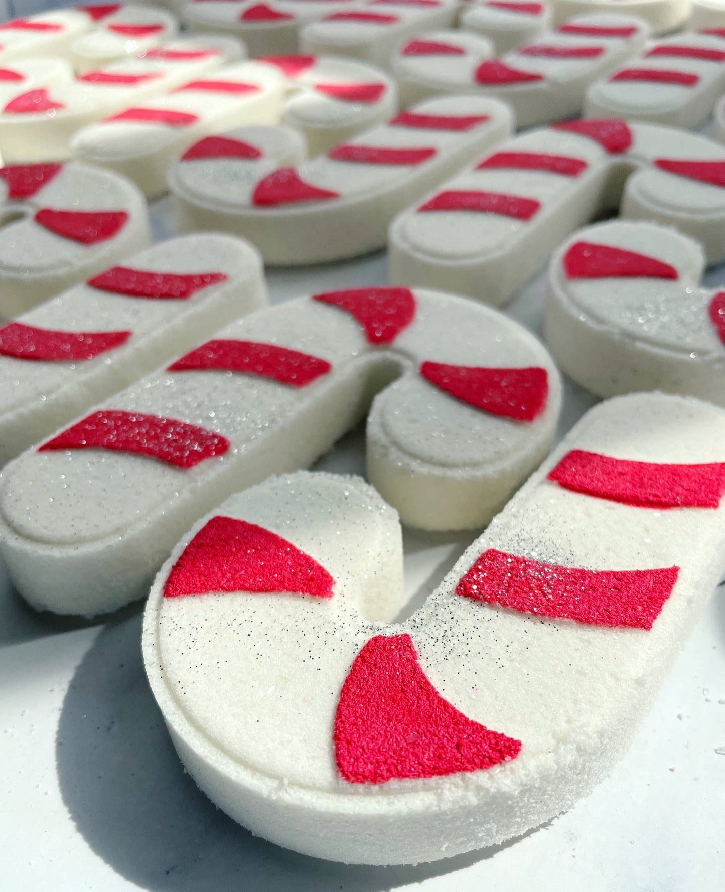 Candy Cane Bath Bomb