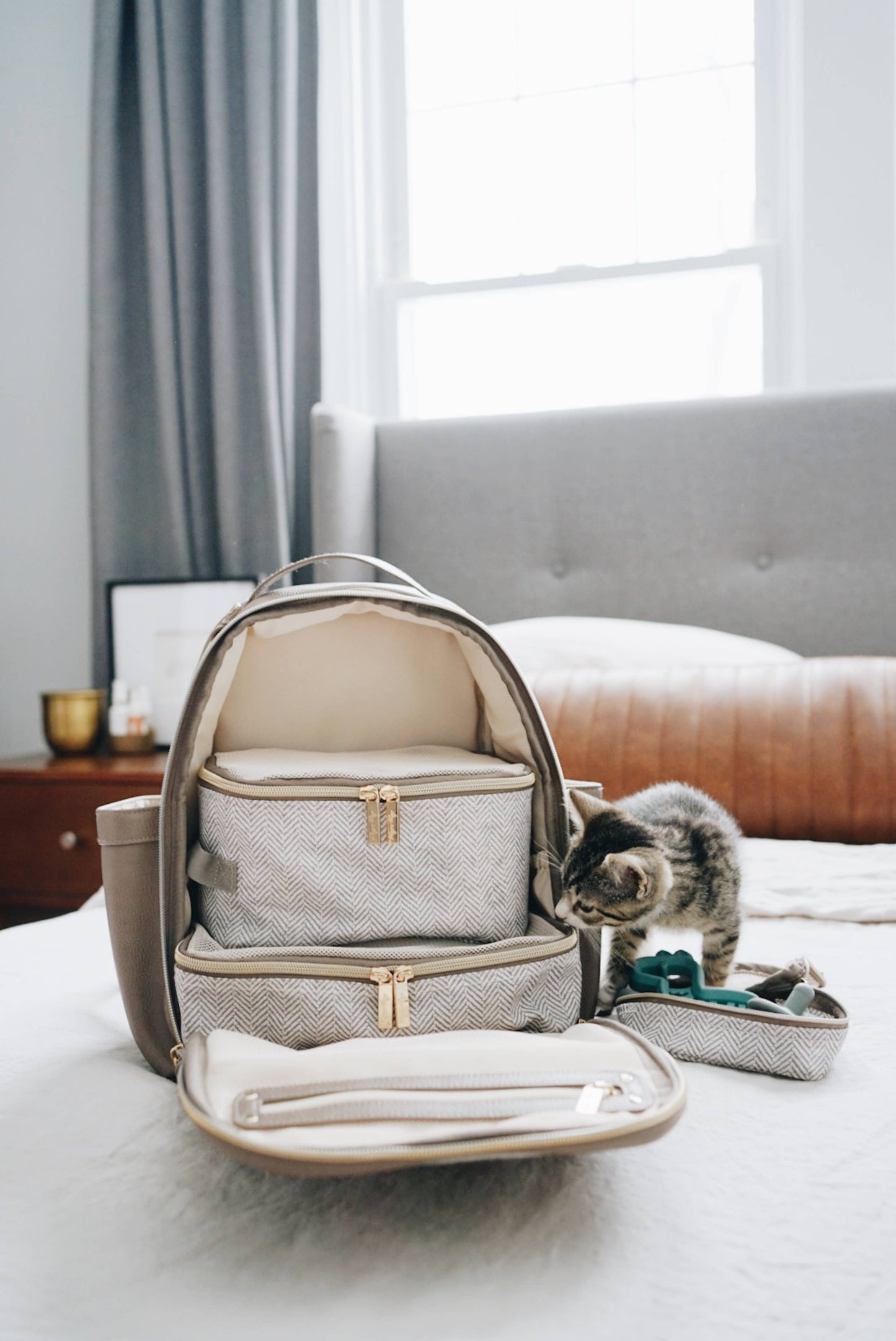 Taupe Pack Like a Boss™ Diaper Bag Packing Cubes