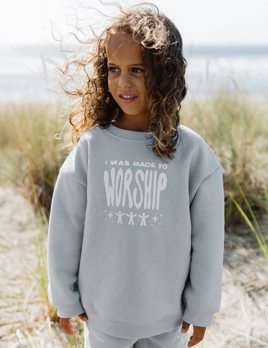 Made To Worship Kids Crewneck