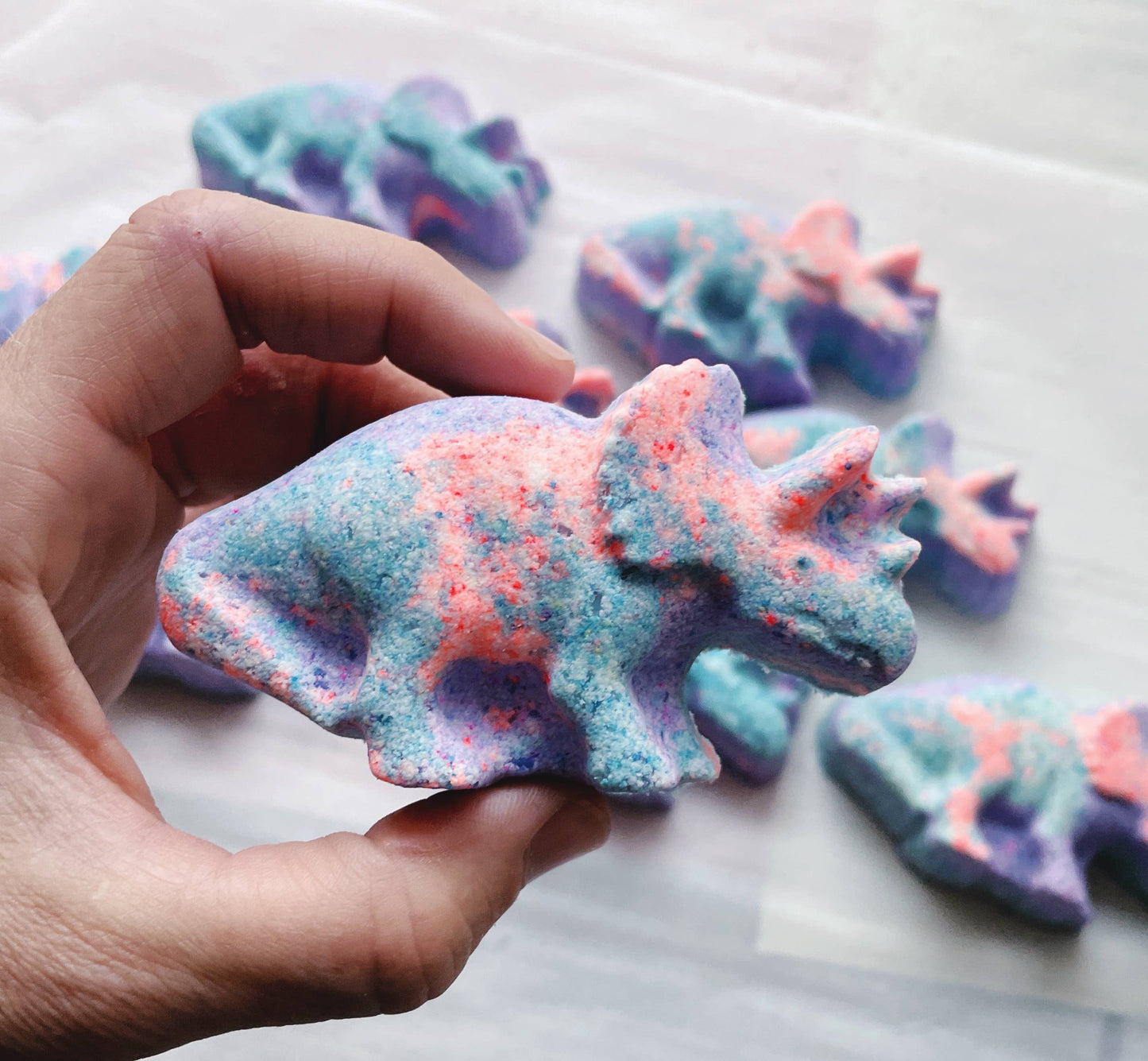 Triceratops Dino Bath Bomb (comes with toy inside!)