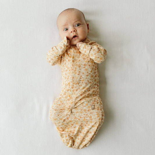 24 Hour Convertible Sleeper Baby Gown | Wildflower