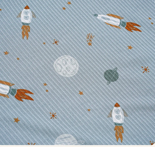 Space Explorer Bamboo Plush Blanket