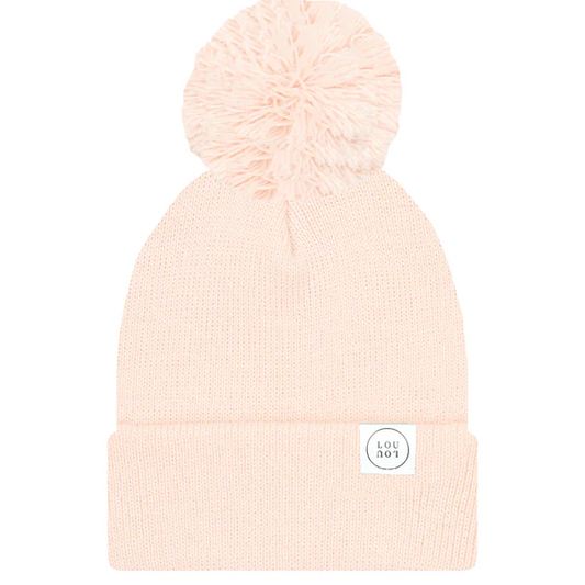 Blush Pink Beanie | Pom + No Pom