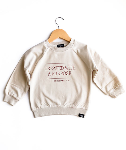 Created With A Purpose Crew Neck Sweatshirt