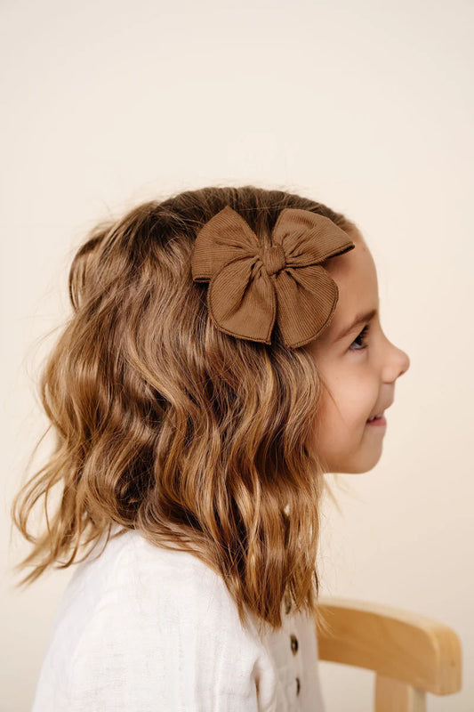 Walnut Corduroy Heirloom Bow | Clip