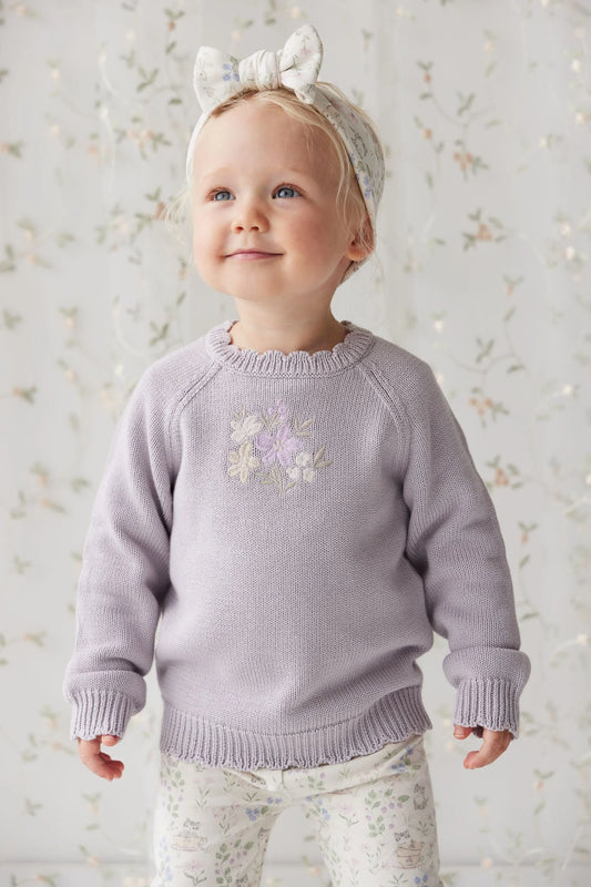 Audrey Knitted Sweater | Starling Goldie Bouquet