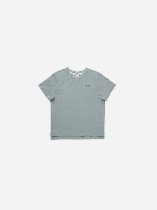 Cove Essential Tee | Blue Speckle