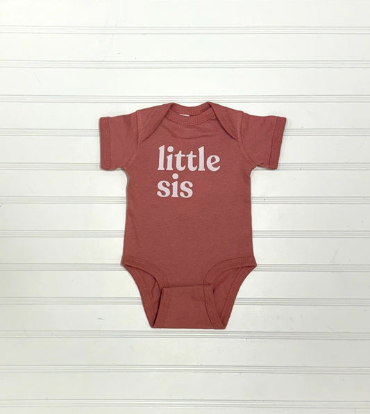 Little Sis Onesie | Mauve