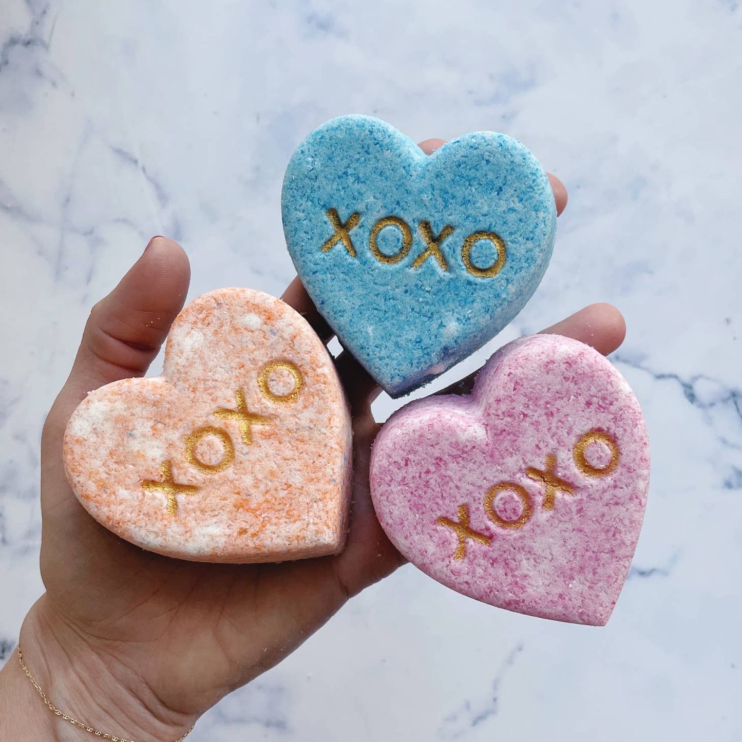 Conversation Heart Bath Bomb