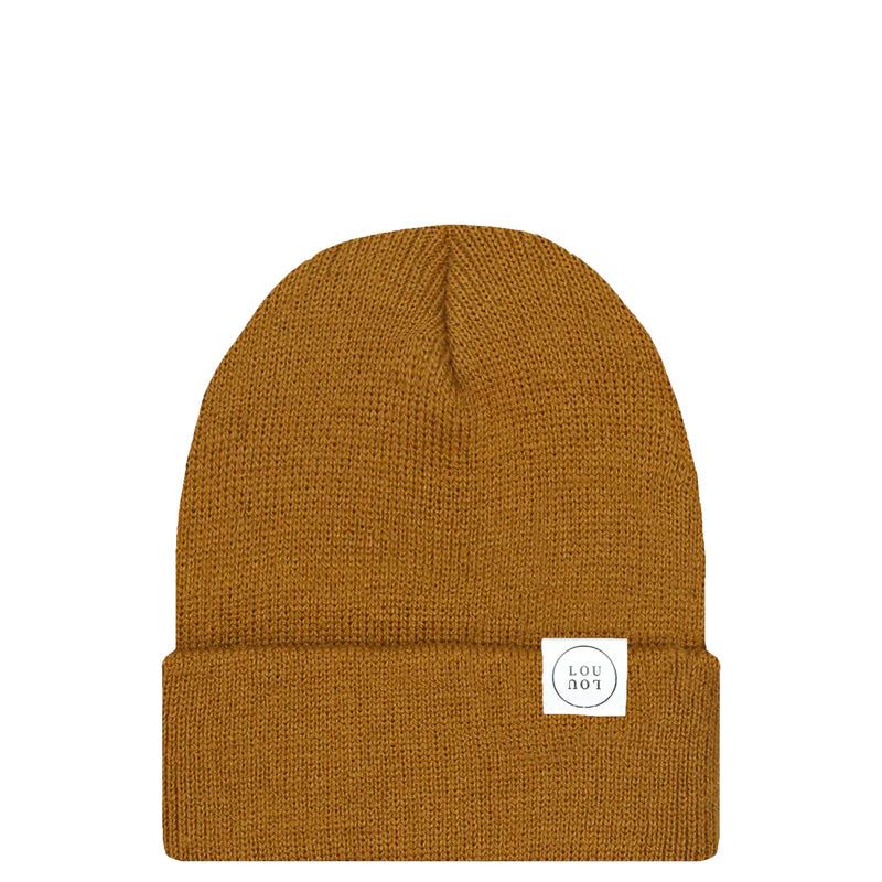 Camel Brown Beanie | Pom + No Pom