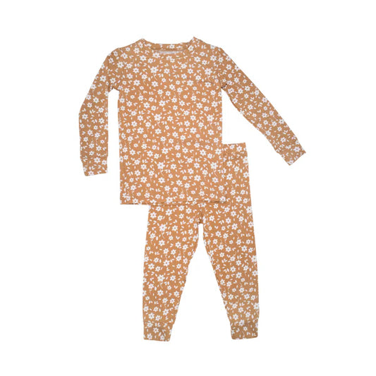 Bamboo Pajama Set | Camel Floral