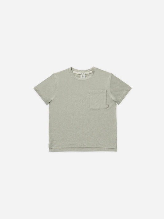 Cove Essential Pocket Tee | Heathered Sage