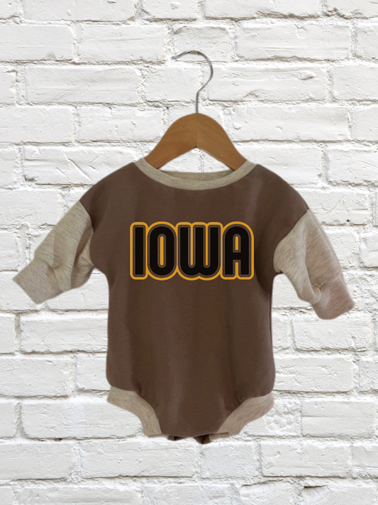 Sweatshirt Romper | IOWA Bubble