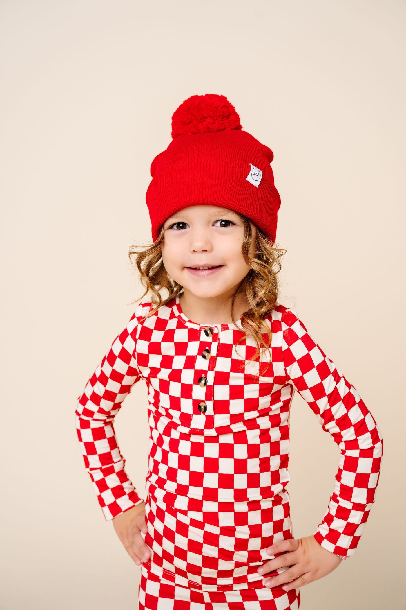 Rudy Top & Bottom Set (Red Check)