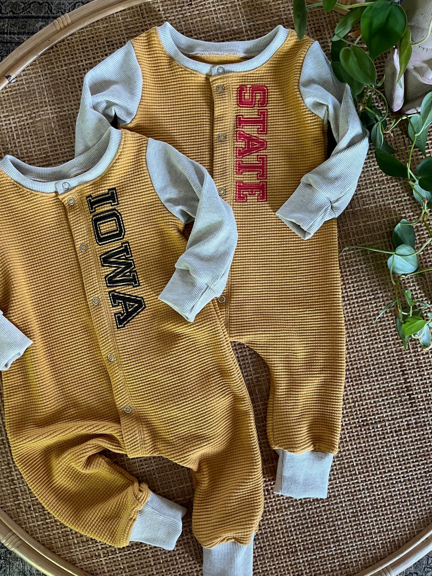 IOWA Mustard Snap Romper