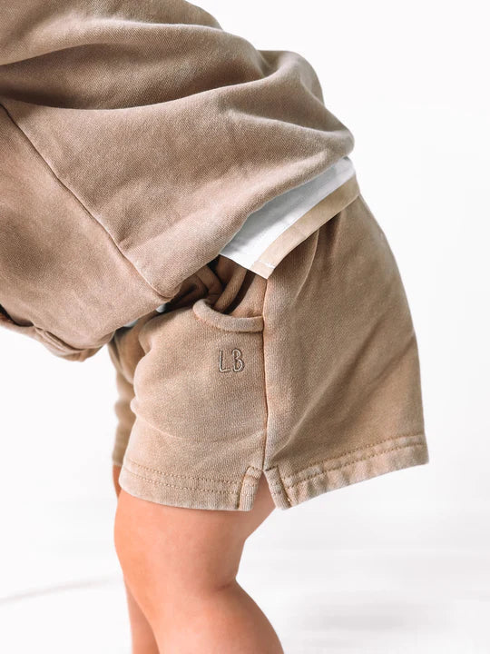 Sweatshort | Beige Wash