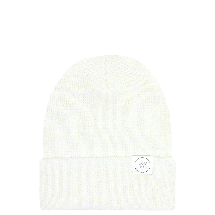 Ivory Beanie | Pom + No Pom