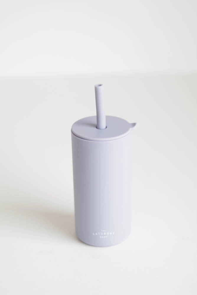 Silicone Straw Cups | Lilac