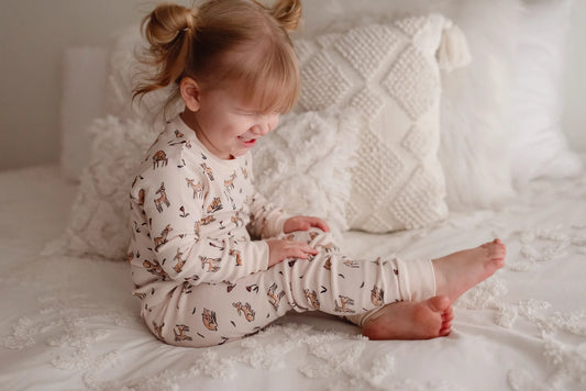 Organic Long Sleeve PJ Set | Doe-a-Deer