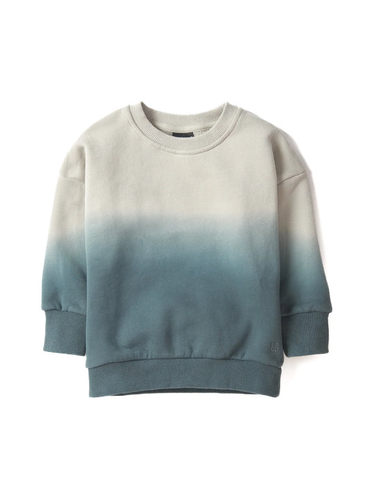 Ombre Elevated Crewneck | Night Fall