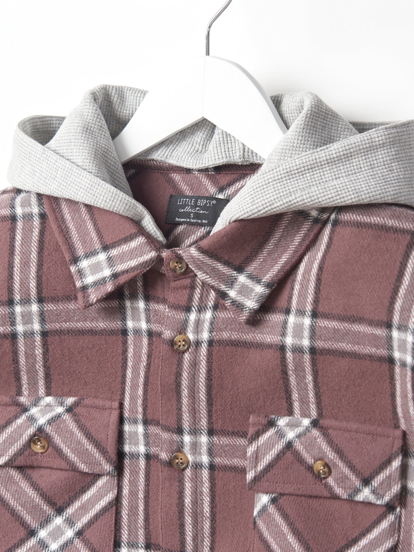 ADULT Hooded Flannel | Huckleberry