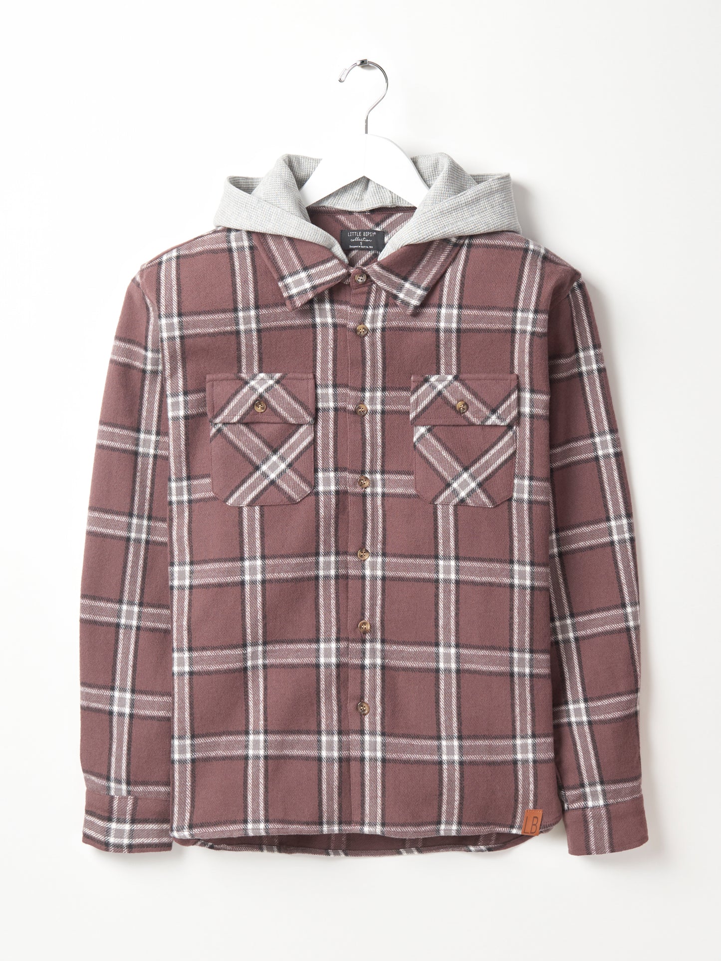 ADULT Hooded Flannel | Huckleberry