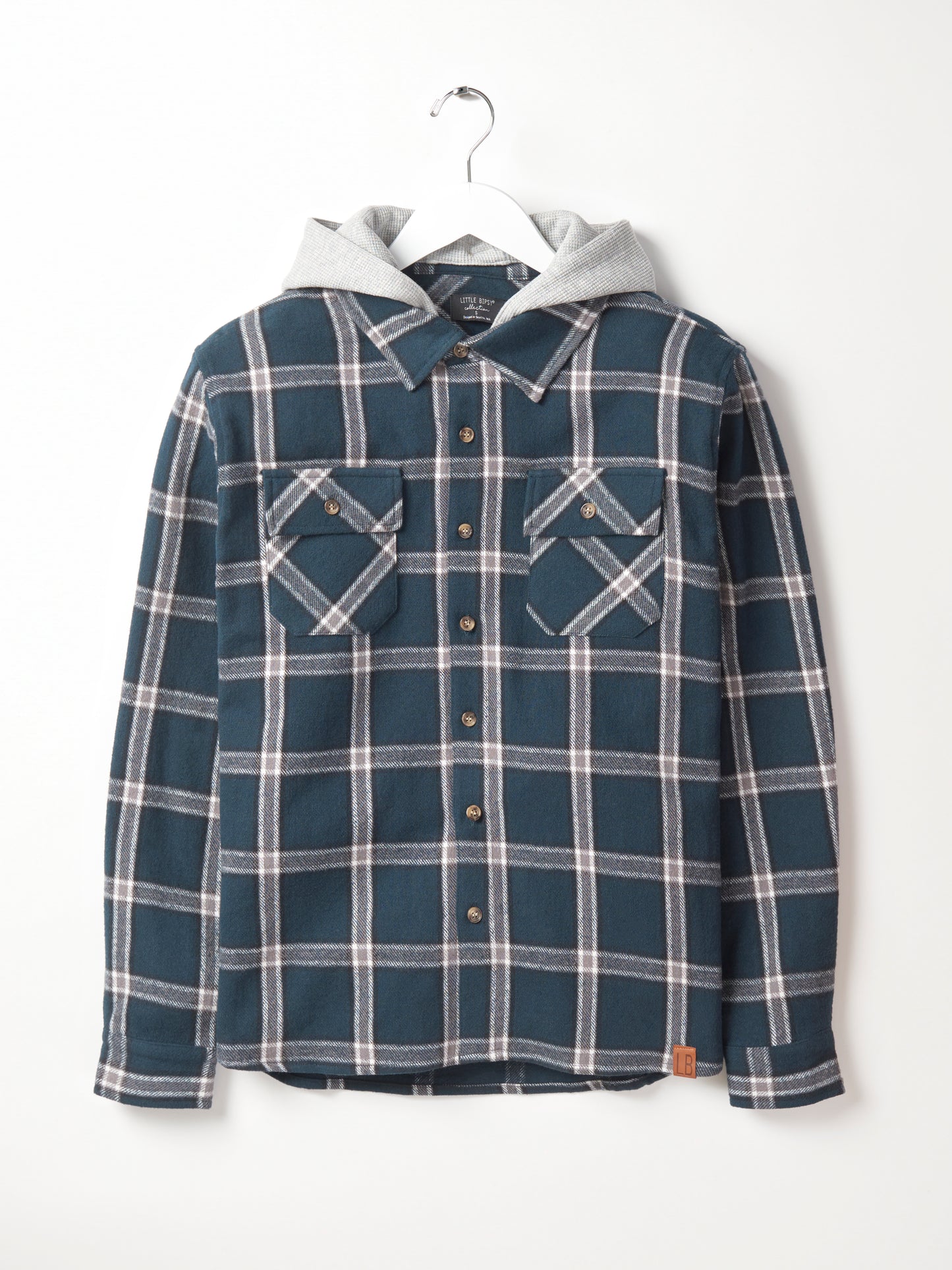 ADULT Hooded Flannel | Night Fall