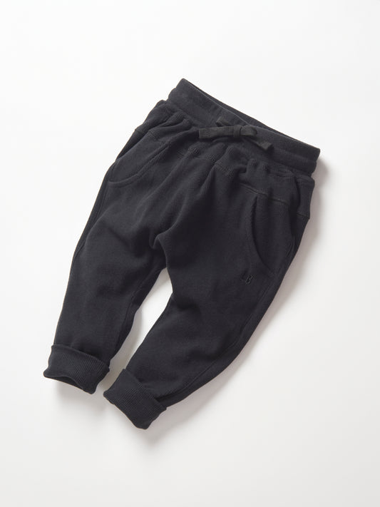 Ribbed Jogger | Black