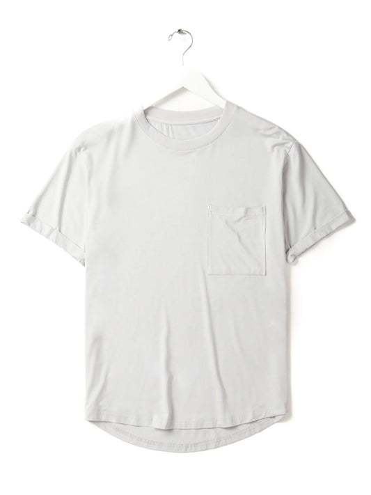 Adult Bamboo Pocket Tee | Frost