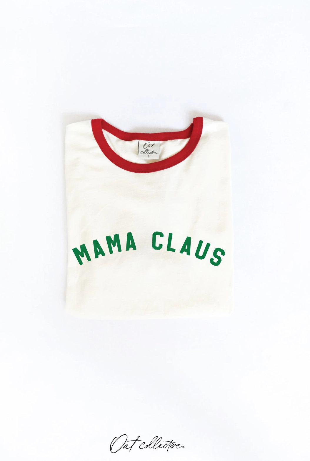 Mama Claus Ringer Graphic Top PREORDER