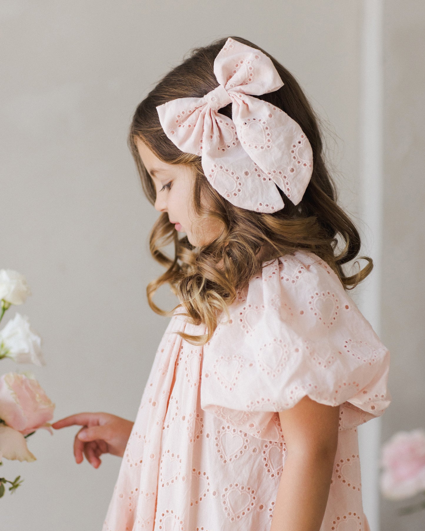 Everly Bow || Blush