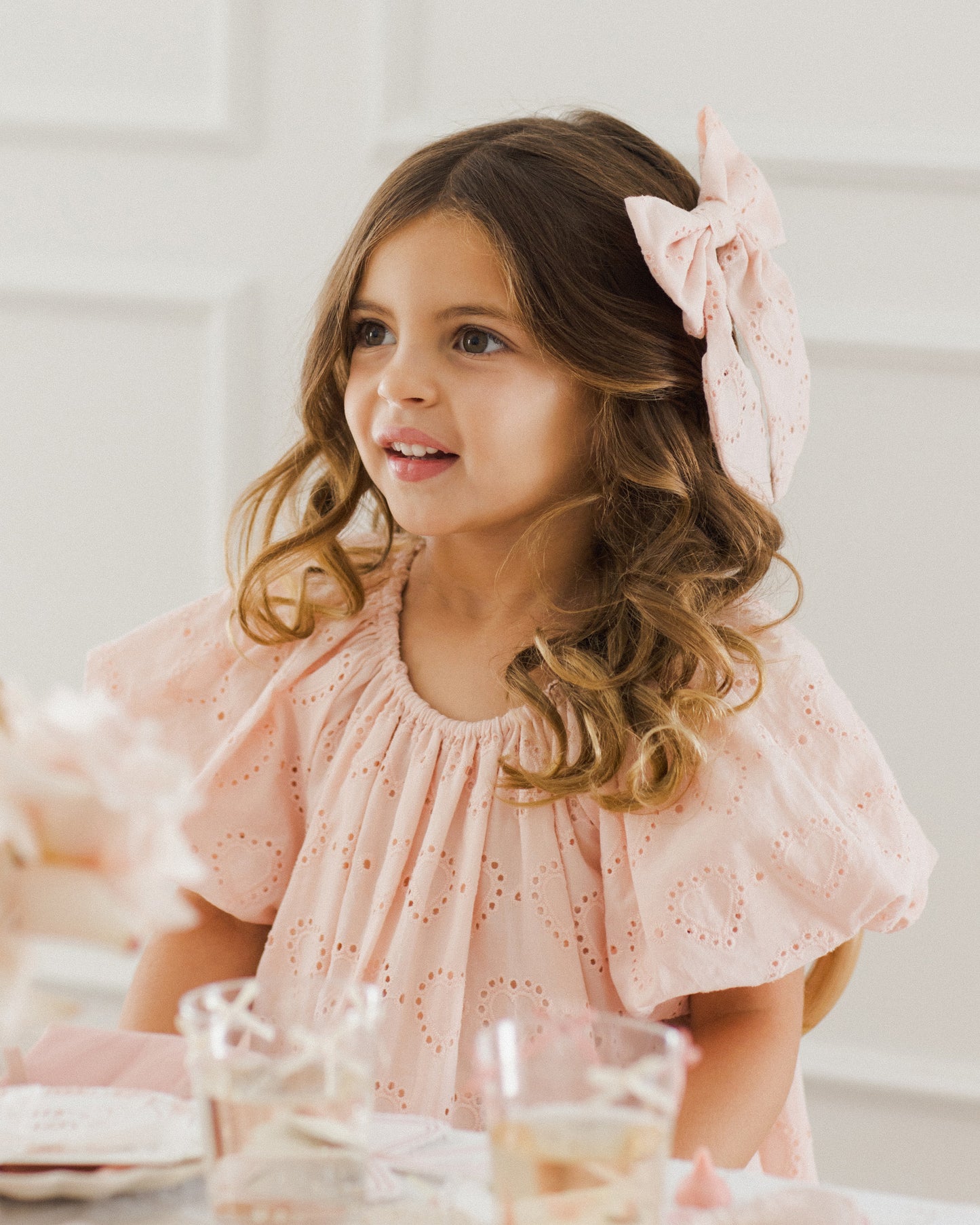 Everly Bow || Blush