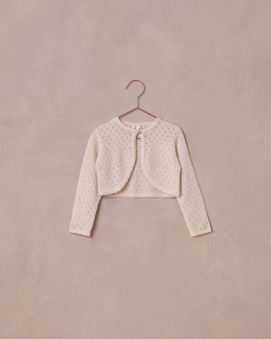 Bolero Cardigan Sweater | Ivory