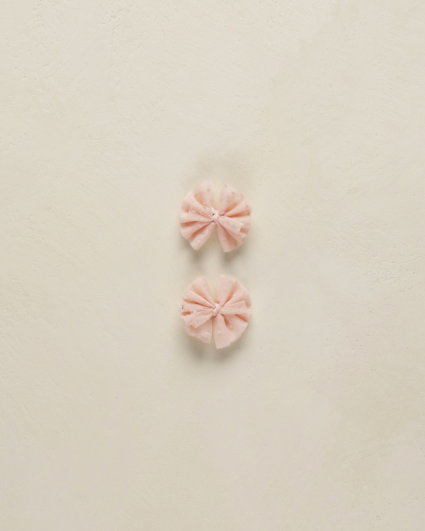 Flutter Tulle Clips || Blush