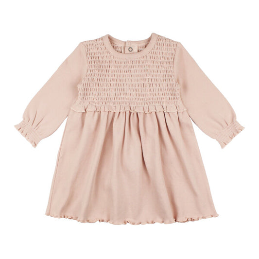 Organic Smocked Dress | Rosewater