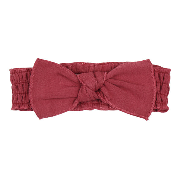 Organic Smocked Tie Headband | Appleberry