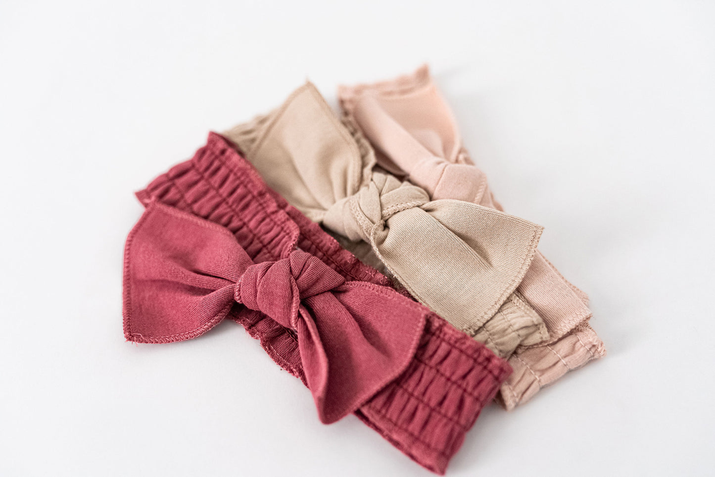 Organic Smocked Tie Headband | Appleberry