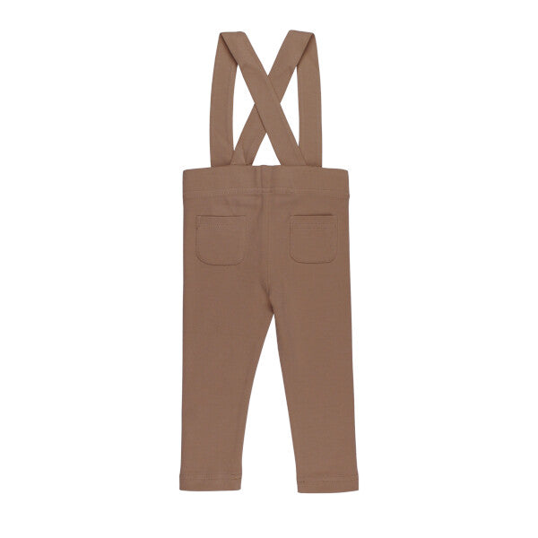 Organic Suspender Pant | Latte