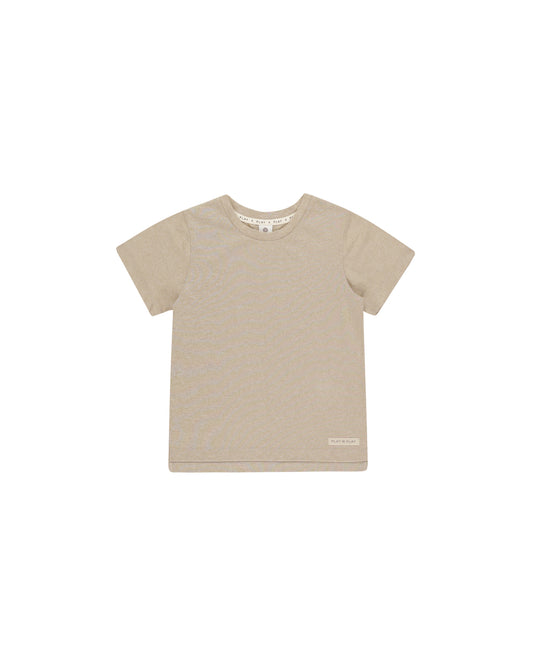 Cove Essential Tee | Heathered Pebble