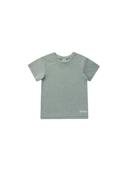 Cove Essential Tee | Heathered Aqua