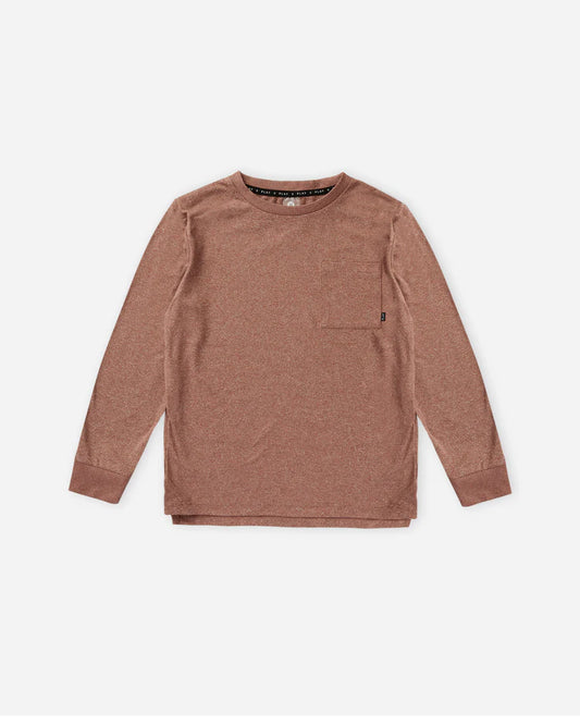 Leudcadia Tech LS Tee | Brick