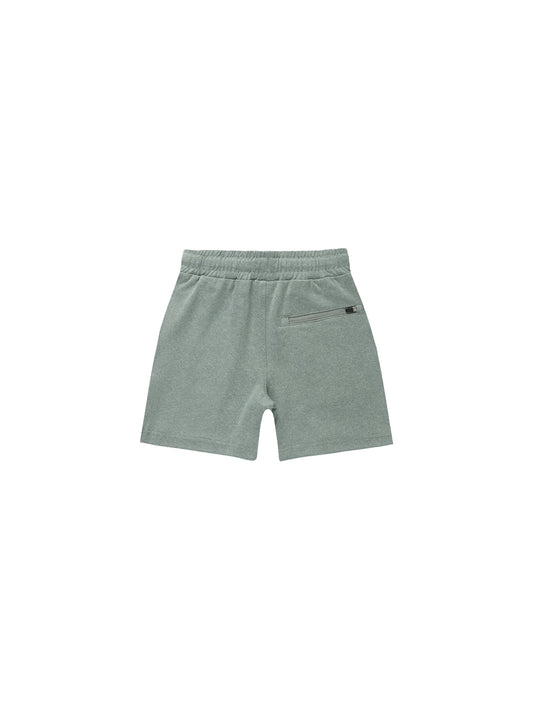 Oceanside Tech Short | Heathered Aqua