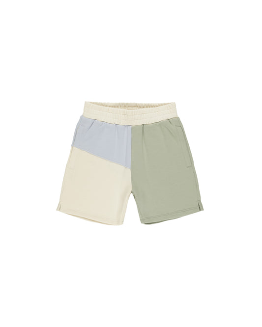 Boxing Short || Sage Color Block